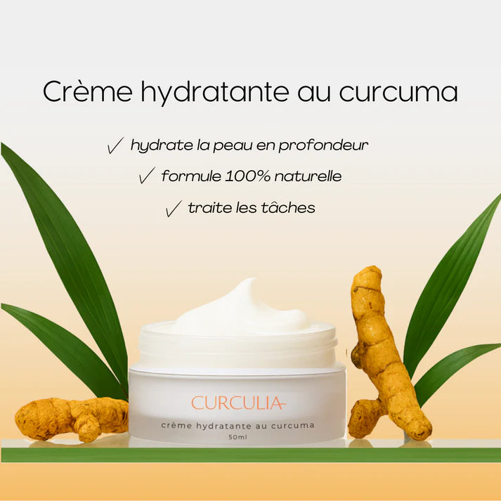 Crème hydratante au Curcuma