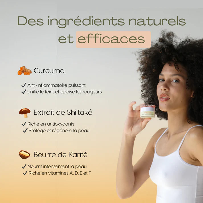 Crème hydratante au Curcuma