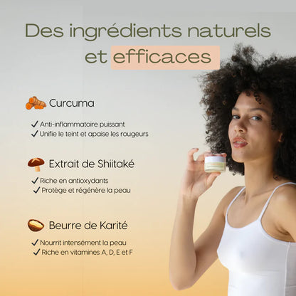 Crème hydratante au Curcuma