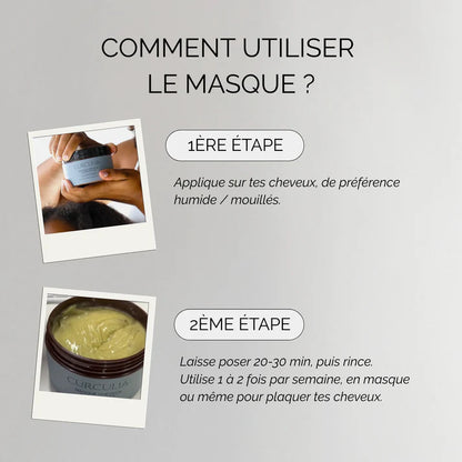Masque cheveux nourrissant au beurre de chébé