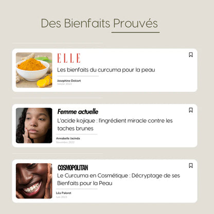 Pads Nettoyants au Curcuma 3 en 1