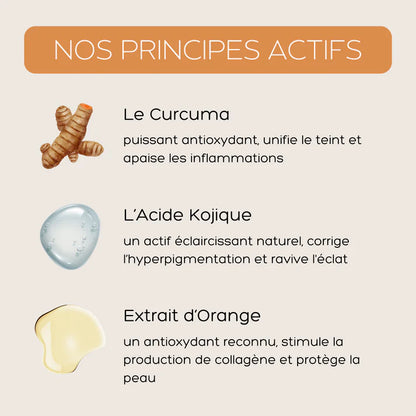 Pads Nettoyants au Curcuma 3 en 1