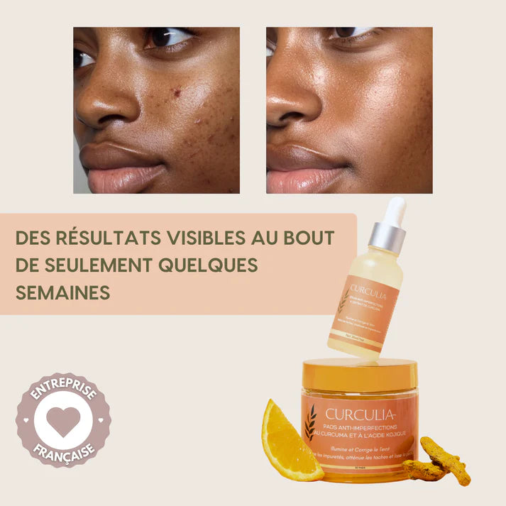 Pads Nettoyants au Curcuma 3 en 1